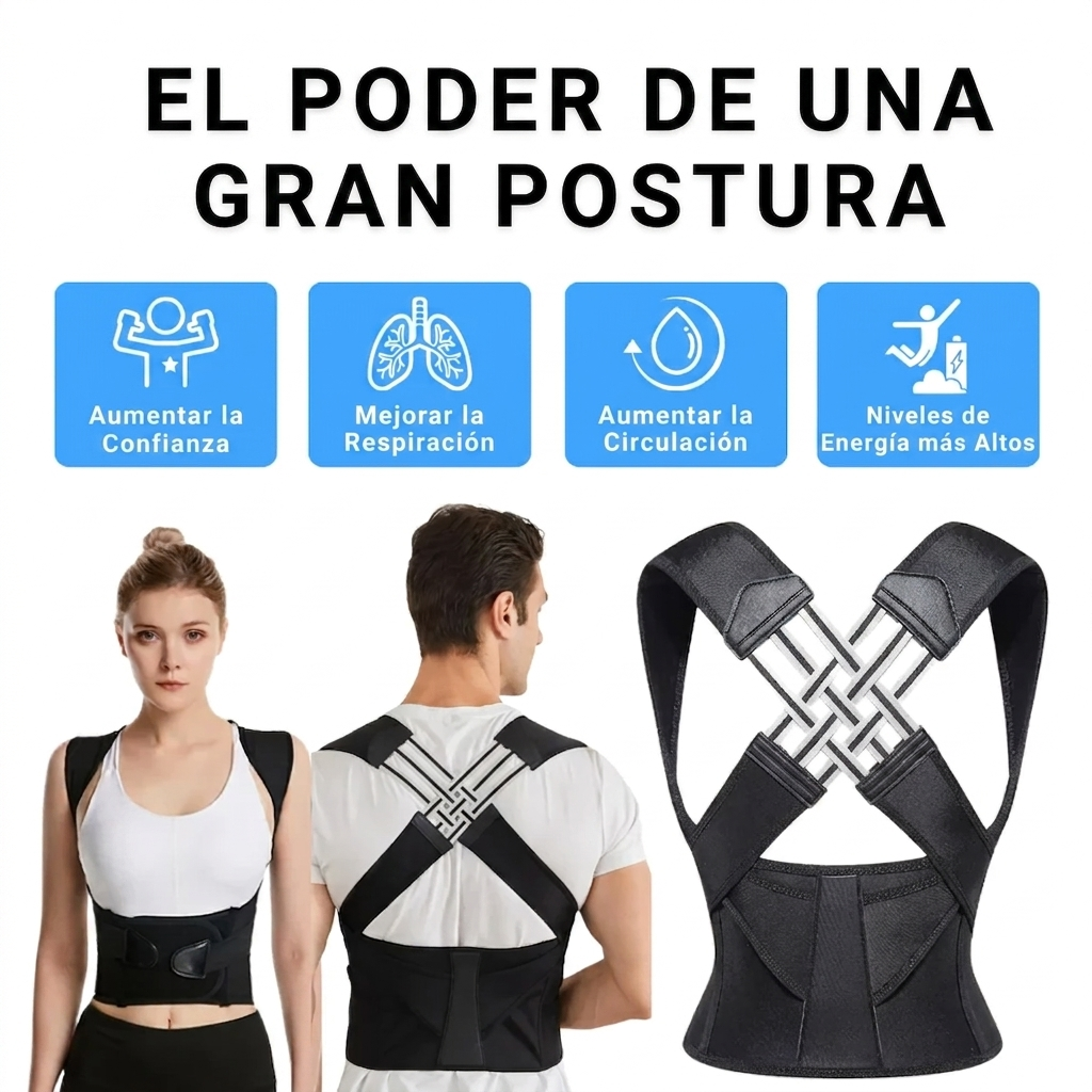 BrioForm - Corrector Postural para el Dolor de Espalda y Cuello